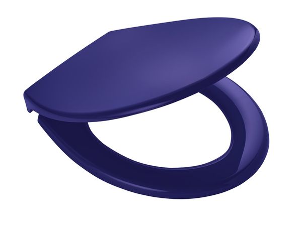 WC-Sitz Miami, ultramarinblau, mit Soft-Close, Polypropylen