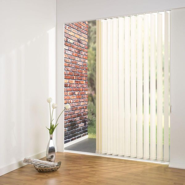 Schiebevorhang 150 x 250 cm beige 89 mm