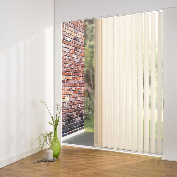 Schiebevorhang 100 x 180 cm sand 89 mm