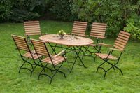 7tlg. Schlossgarten Set, oval