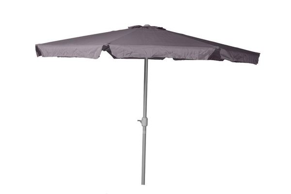 Marktschirm, Ø 400 cm, grau