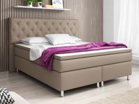 Boxspringbett Turin 180x200 cm Kunstleder Muddy