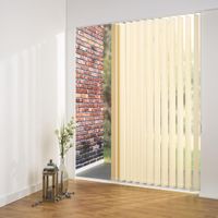 Schiebevorhang 100 x 180 cm cream 89 mm