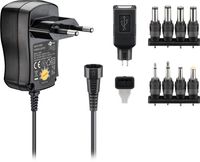 EcoFriendly Universal Netzteil 600 mA 3-12 V mit 8 DC + 1 USB Adapter Netzstecker