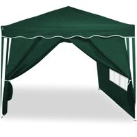 Deuba Seitenwand 2x für Capri 3x3 Pavillons grün