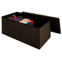 Deuba Faltbare Sitzbank/Sitzhocker MDF braun