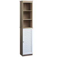 Deuba Badezimmerhochschrank 6 Regalfächer 34 x 26 x 170 cm