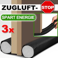 Deuba 3x Zugluftstopper - bis 95 cm Länge