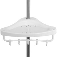 Deuba Teleskop Duschregal Edelstahl 155-304cm