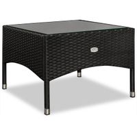 Deuba Polyrattan Beistelltisch/Teetisch