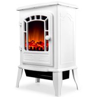 Deuba Elektro-Kamin mit Heizung 2000W weiß