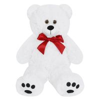 Deuba Teddybär Knuddel L - 50cm - weiß
