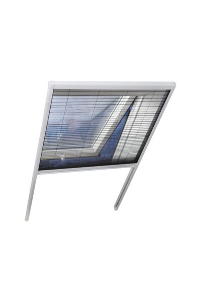 Insektenschutz Dachfenster Plissee 80x160cm braun