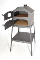 Profi Pizzaofen für den Garten - 64x63x68 cm mit Gestell