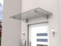Edelstahlvordach HD/LT 140 VSG Klar