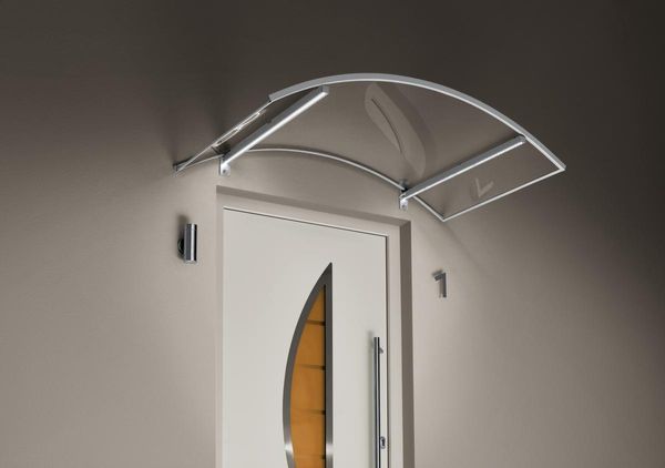 Bogenvordach mit Led-Technik