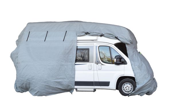 GreenYard® Wohnmobil Schutzhülle Größe XL 870 x 235 x 275 cm Abdeckplane Campingmobil