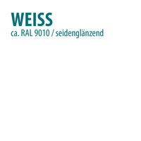 PUR Fenster- & Türenlack weiß seidenglänzend