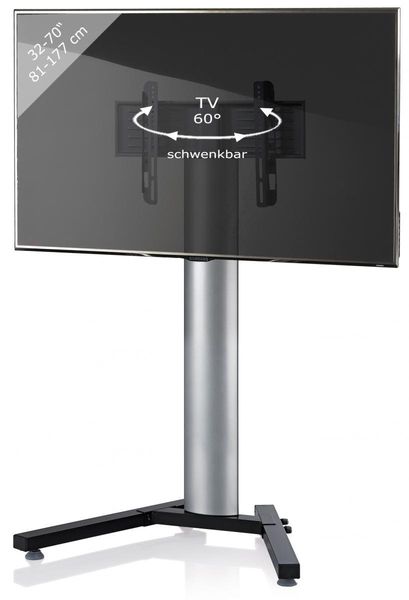 my media TV-Standfuß Stadino Mini Silber