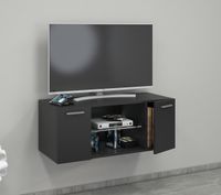 my media Lowboard Jusa 95 cm Schwarz