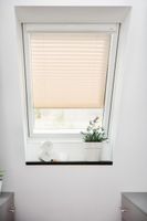 Dachfenster Plissee - Creme 36,3 x 60 cm