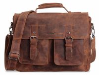 Kolbjorn Umhängetasche Messenger Bag bis 15 Zoll aus Leder