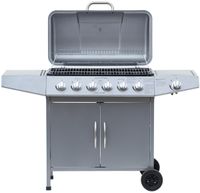 Gasgrill Dayton silber 6+1 Brenner