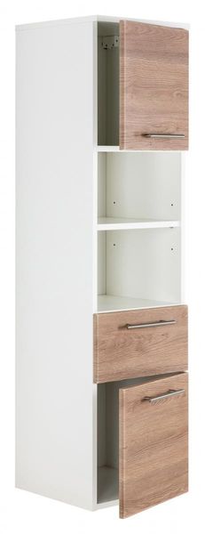Hochschrank VIVA 135cm mit Tür eiche hell