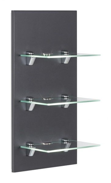 LED-Panel VIVA mit 3 Glasablagen anthrazit EEK: F