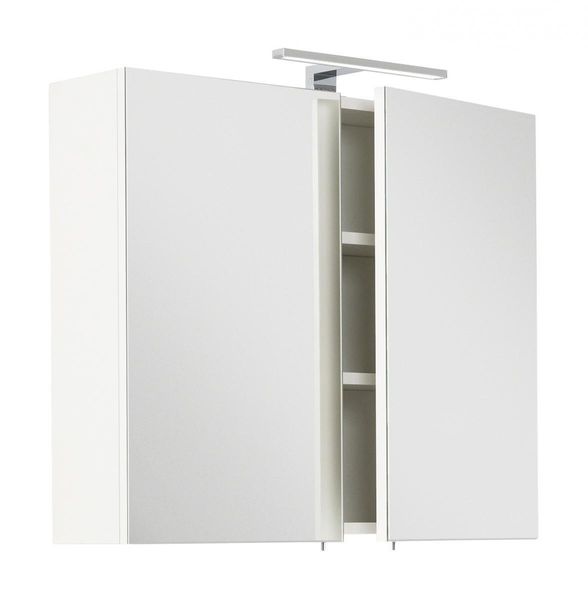 Spiegelschrank VIVA 75 weiss inkl. LED-Lampe EEK: F