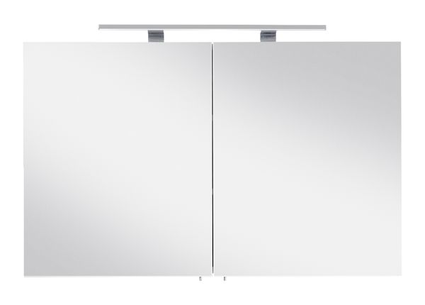 Spiegelschrank VIVA 100 weiss inkl. LED-Lampe EEK: F