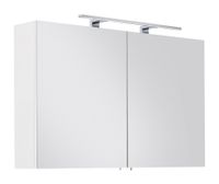 Spiegelschrank VIVA 100 weiss inkl. LED-Lampe EEK: F