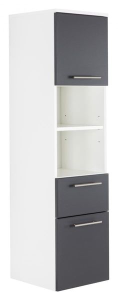 Hochschrank VIVA 135cm mit Tür anthrazit