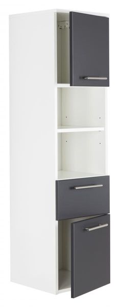 Hochschrank VIVA 135cm mit Tür anthrazit