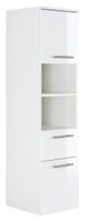 Hochschrank VIVA 135cm mit Tür weiß hochglanz