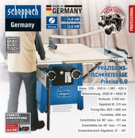 Tischkreissäge Precisa 6.0 380-420/50 Dr 4,80 kW