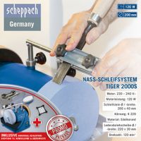 Nass-Schleifsystem Tiger 2000 S 220-240V/50Hz