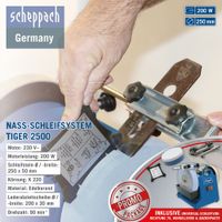 Nassschleifmaschine Tiger 2500 0.2kW 230V/50 Hz