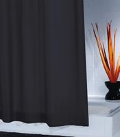 Duschvorhang Textil 180x200 cm Madison schwarz