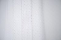 Duschvorhang Textil 180x200 cm Diamond weiß