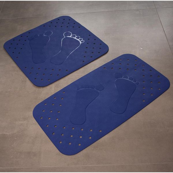 Badewanneneinlage Tecno ca. 38x89 cm, ultramarinblau, 100% TPE