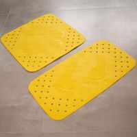 Badewanneneinlage Tecno ca. 38x89 cm, gelb, 100% TPE