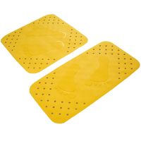 Badewanneneinlage Tecno ca. 38x89 cm, gelb, 100% TPE