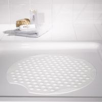Duscheinlage Tecno ca. Ø 55 cm, weiß, 100% TPE