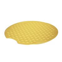 Duscheinlage Tecno ca. Ø 55 cm, gelb, 100% TPE