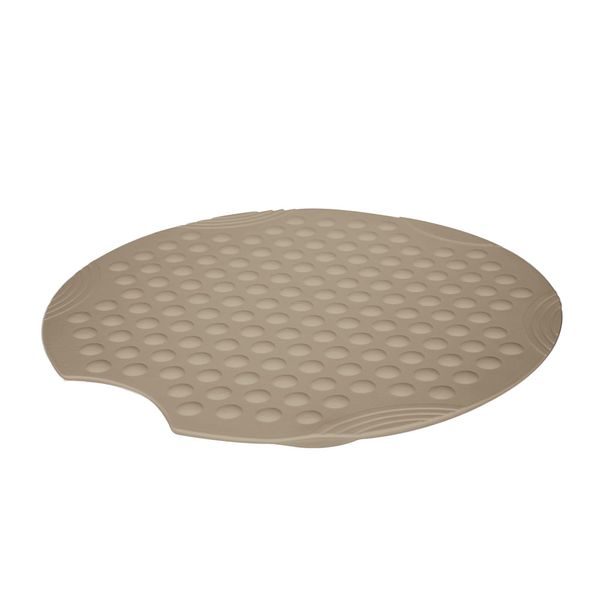 Duscheinlage Tecno ca. Ø 55 cm, beige, 100% TPE