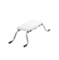 Badewannen-Sitz / -Schemel Sid, weiß, PE / Aluminium