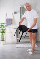 Bad-Hocker Max, schwarz, PP / Stahl