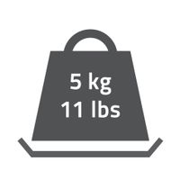 Universalsaughalter Jim, weiß, ABS