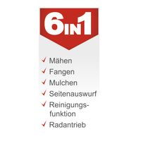 Benzin-Rasenmäher mit Radantrieb MS161-46